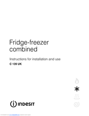 Indesit C 139 UK Instructions For Installation And Use Manual