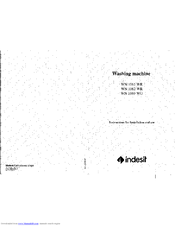 Indesit WN 1069 WG Instructions For Installation And Use Manual