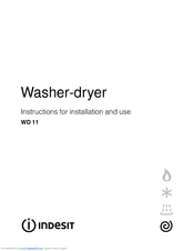 Indesit WD 11 Instructions For Installation And Use Manual