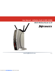 Nfiniti Wireless Router & AP WZR-G300N User Manual
