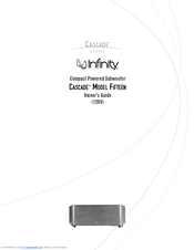 Infinity Cascade 3V Owner's Manual