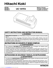 Hitachi Koki UC 14YFA Safety & Instruction Manual