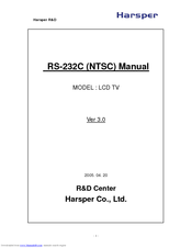 Harsper RS-232C Manual
