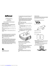 Infocus SP-CEIL-004 Installation Instructions