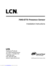 LCN LCN 7940-8770 Installation Instructions Manual