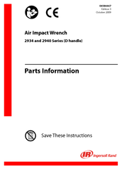 Ingersoll-Rand 2934 Series Parts Information
