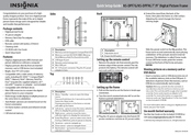 Insignia NS-DPF9G Quick Setup Manual