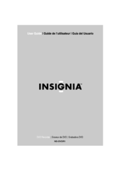 Insignia NS-DVDR1 User Manual