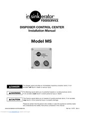 InSinkErator MS-5 Installation Manual