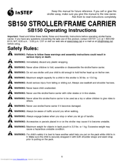 Instep SB150 Operating Instructions Manual