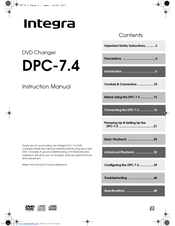 Integra DPC-7.4 Instruction Manual