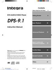 Integra DPS-9.1 Instruction Manual