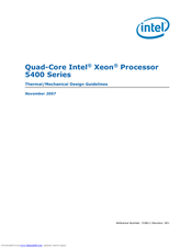 Intel Xeon 5400 Series Design Manuallines