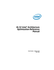 Intel ARCHITECTURE IA-32 Reference Manual