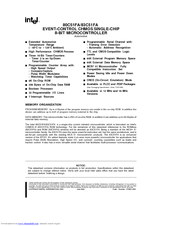 Intel 83C51FA Specification Sheet