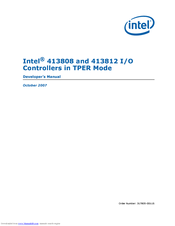 Intel CONTROLLERS 413808 Developer's Manual