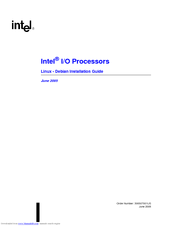 Intel I/O Processor Installation Manual