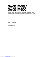 Gigabyte GA-G31M-S2L Manuals | ManualsLib