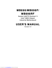 Ibase Technology MB898 User Manual