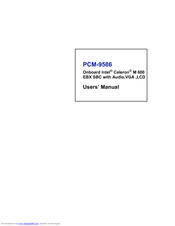 Advantech PCM-9586 User Manual