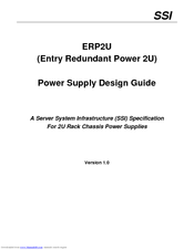 Intel Entry Redundant Power 2U ERP2U Design Manual