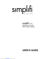 Simplifi Digital Simplifi 7075A User Manual