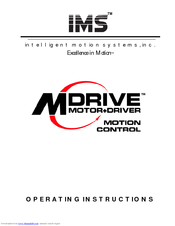 IMS 17 Operating Instructions Manual