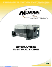 Intelligent Motion Systems Microstepping MForce PowerDrive Operating Instructions Manual