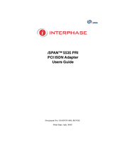 Interphase iSPAN 5535 PRI User Manual