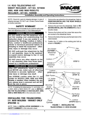 Invacare Veranda 4000 series Installation, Assembly And Operating Instructions