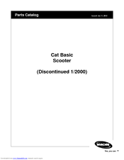 Invacare Discontinued 1/00 Parts Catalog