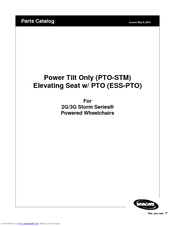 Invacare PTO-STM Parts Catalog