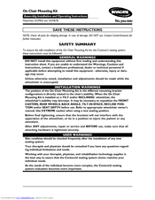 Invacare OCMK01 Assembly, Installation And Operating Instructions
