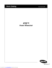 Invacare P7ETM Parts Catalog