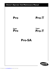 Invacare Super Pro-T Owner's Manual