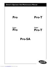 Invacare Pro-SA Owner's Manual