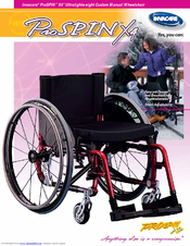 Invacare ProSPIN X4 Brochure & Specs