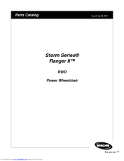 Invacare Storm Series Ranger II 250-S Parts Catalog