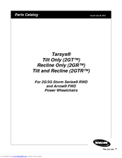 Invacare Tarsys 2GTTM Parts Catalog