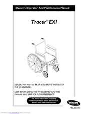 Invacare Tracer EXI Operator And  Maintenance Manual