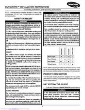 Invacare Silhouette Installation Instructions