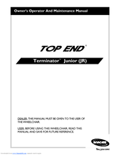 Invacare Top End Terminator Jr. Operating And Maintenance Manual