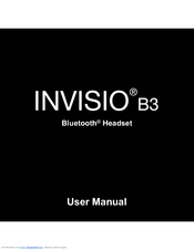 Invisio B3 User Manual