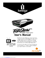 Iomega FotoShow Digital Image Center User Manual