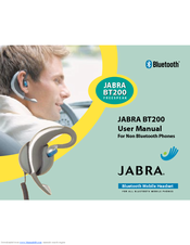 Jabra BT200 - Headset - Over-the-ear User Manual