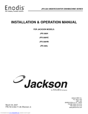 Jackson JPX-300HN Installation And Operation Manual