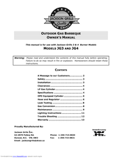 Jackson Grills JG3 Owner's Manual