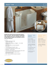 Jacuzzi Finestra 6036 Specification Sheet