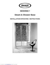 Jacuzzi Steam & Shower Base SEDONA Installation & Operating Instructions Manual