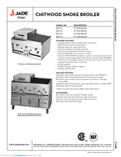 Jade CHITWOOD SMOKE BROILER KC-60 Features & Dimensions